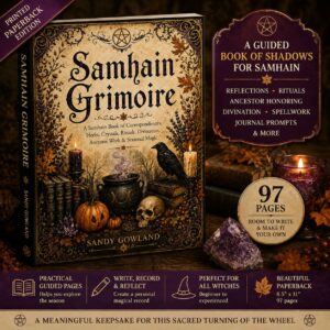 Samhain Grimoire – A Guided Book of Shadows for Samhain | Wiccan Rituals, Journal Prompts & Witchcraft Workbook