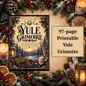 Printable Yule Grimoire – 97-Page Winter Solstice Grimoire PDF